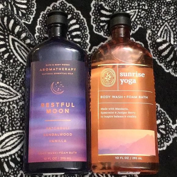Bath & Body Works Other - Bath and body works restful moon and sunrise yoga body washes